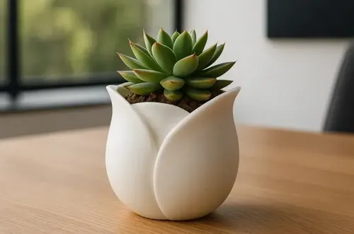 Macetero - Diseño Tulipán - Foto 2