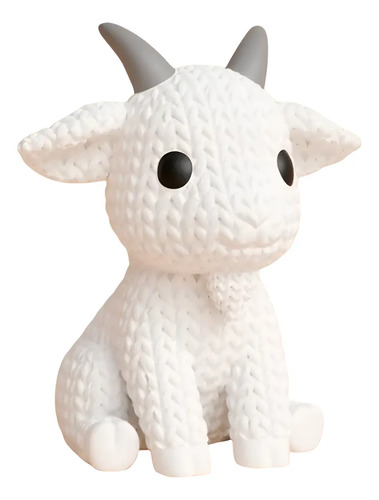 Mini Figura - Cabra Estilo Tejido