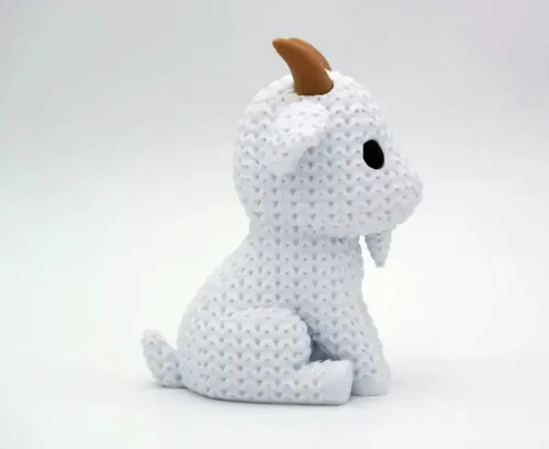 Mini Figura - Cabra Estilo Tejido - Foto 3