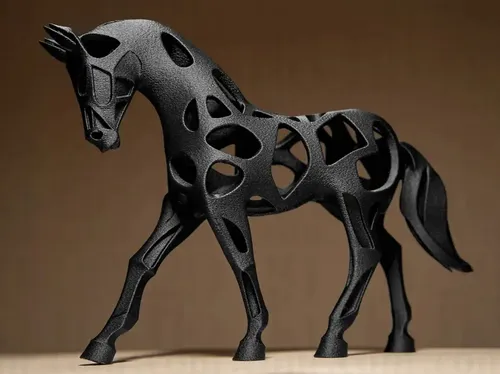 Decoración - Caballo Moderno Adorno Minimalista - Foto 2