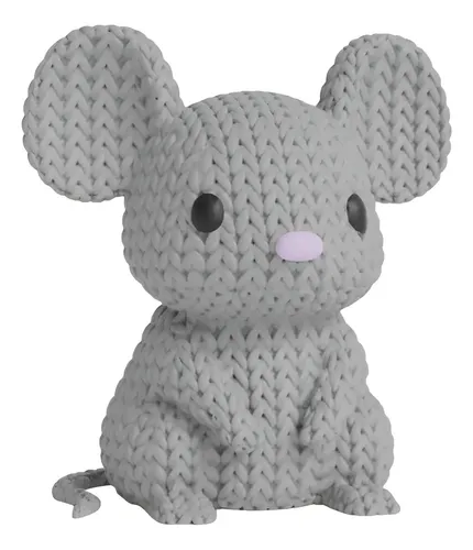 Mini Figura - Ratón Estilo Tejido