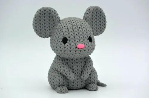 Mini Figura - Ratón Estilo Tejido - Foto 3
