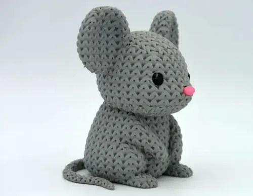 Mini Figura - Ratón Estilo Tejido - Foto 4