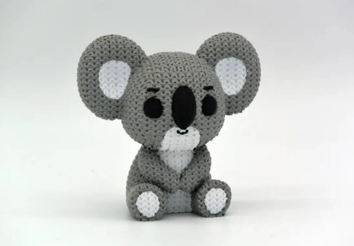 Mini Figura - Koala Estilo Tejido - Foto 2