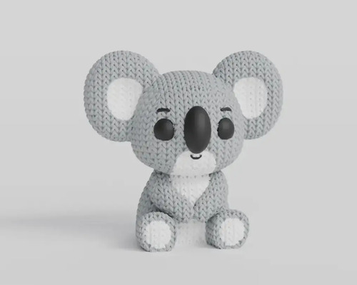 Mini Figura - Koala Estilo Tejido - Foto 5