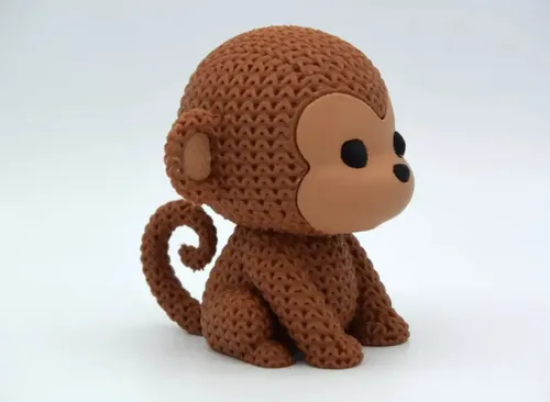 Mini Figura - Mono Estilo Tejido - Foto 3