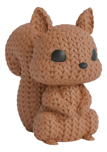 Mini Figura - Ardilla Estilo Tejido