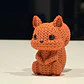 Mini Figura - Ardilla Estilo Tejido - Miniatura 3