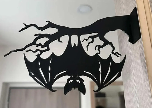 Decoración Puerta Halloween - Murciélago - Foto 2