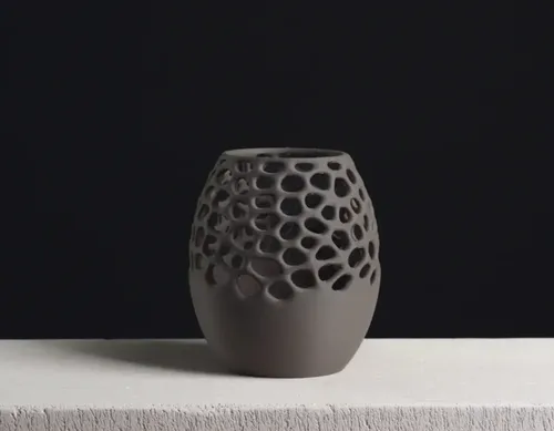 Porta Lápices Organizador De Escritorio Moderno Voronoi - Foto 4
