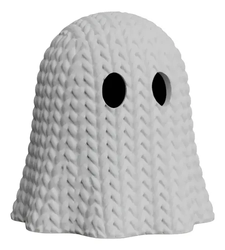 Mini Figura - Fantasma Estilo Tejido