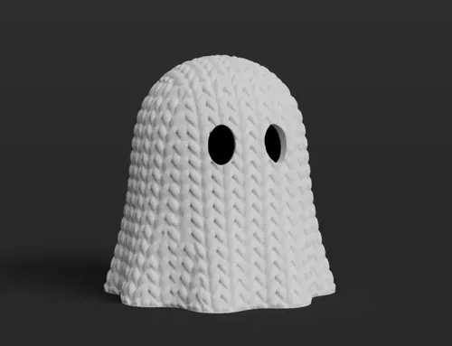 Mini Figura - Fantasma Estilo Tejido - Foto 2