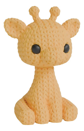 Mini Figura - Jirafa Estilo Tejido