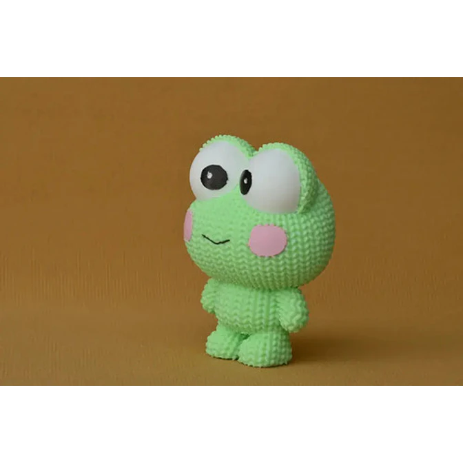 Figura Keroppi - Diseño Estilo Tejido 2