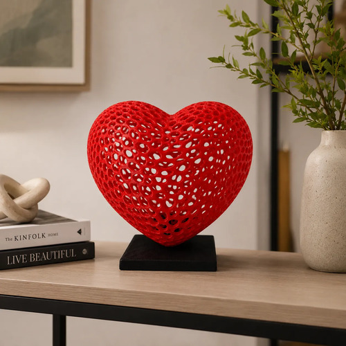 Decoración Voronoi - Corazón Adorno Living Comedor - Foto 3