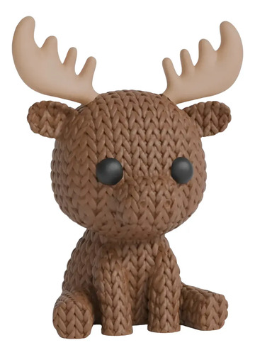 Mini Figura - Alce Estilo Tejido