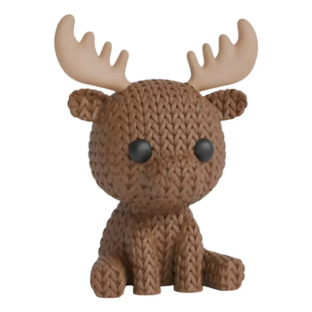 Mini Figura - Alce Estilo Tejido 1