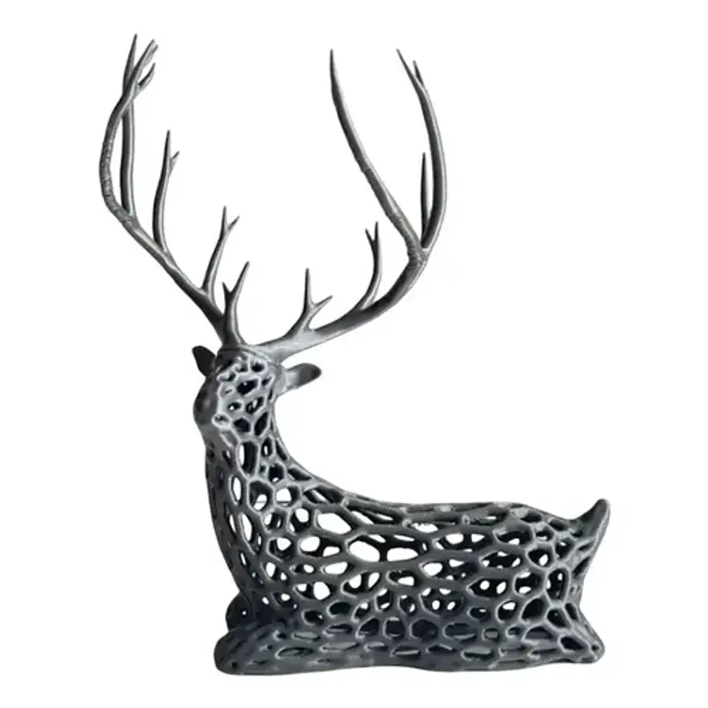 Decoración Ciervo Voronoi 1