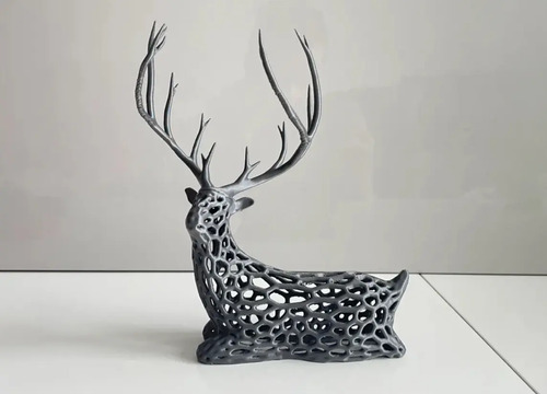 Decoración Ciervo Voronoi - Foto 2