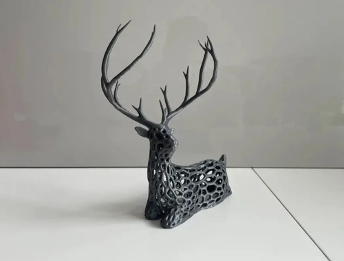 Decoración Ciervo Voronoi - Foto 3