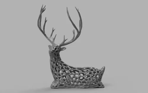 Decoración Ciervo Voronoi - Foto 5