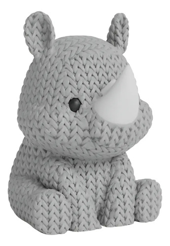 Mini Figura - Rinoceronte Estilo Tejido