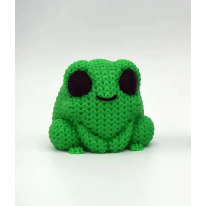 Mini Figura - Rana Estilo Tejido 2