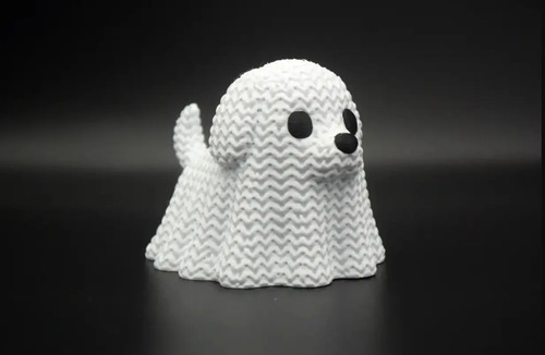 Figura Estilo Tejida - Perro Fantasma - Foto 2
