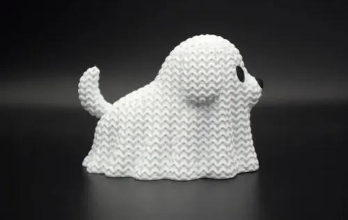 Figura Estilo Tejida - Perro Fantasma - Foto 3