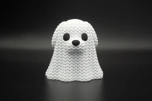 Figura Estilo Tejida - Perro Fantasma - Foto 4