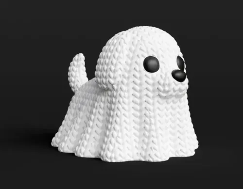 Figura Estilo Tejida - Perro Fantasma - Foto 5