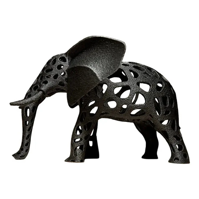 Decoración Voronoi - Elefante
