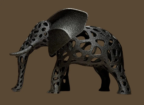 Decoración Voronoi - Elefante - Foto 2