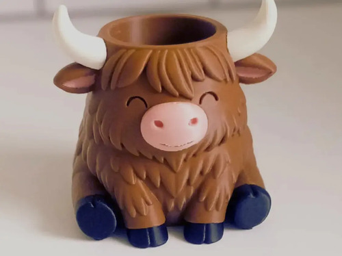 Macetero - Diseño Vaca - Foto 2