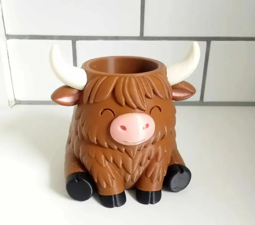 Macetero - Diseño Vaca - Foto 4