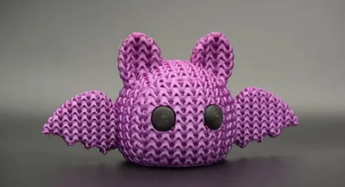 Figura Murciélago  - Diseño Estilo Tejido - Foto 3