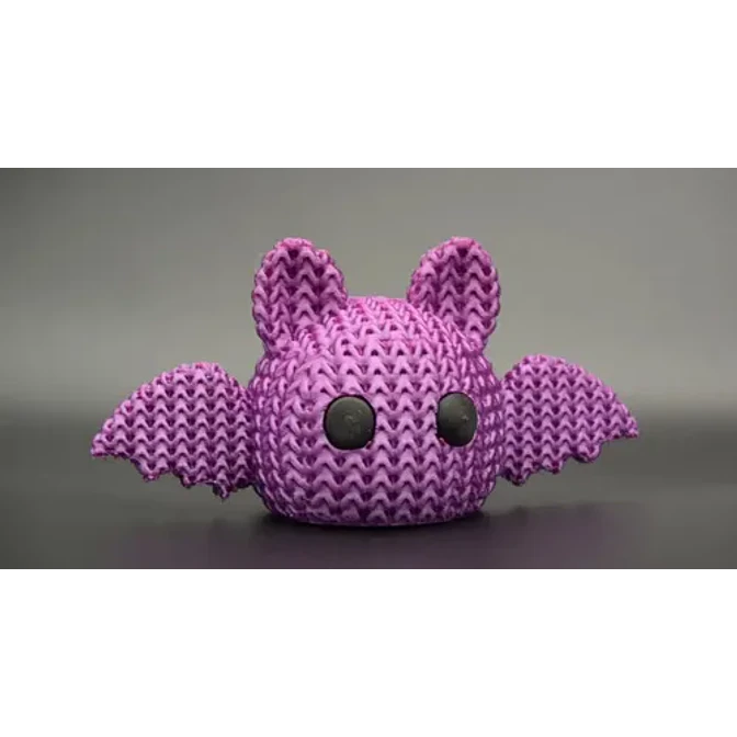 Figura Murciélago  - Diseño Estilo Tejido 3
