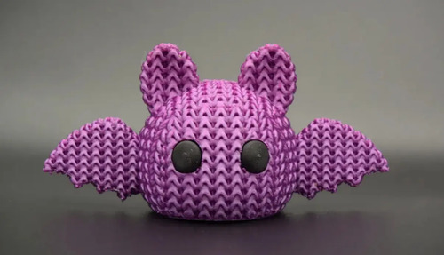 Figura Murciélago  - Diseño Estilo Tejido - Foto 4