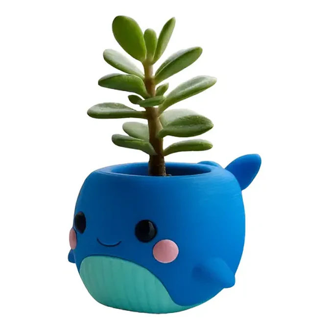 Macetero - Ballena Chibi 1