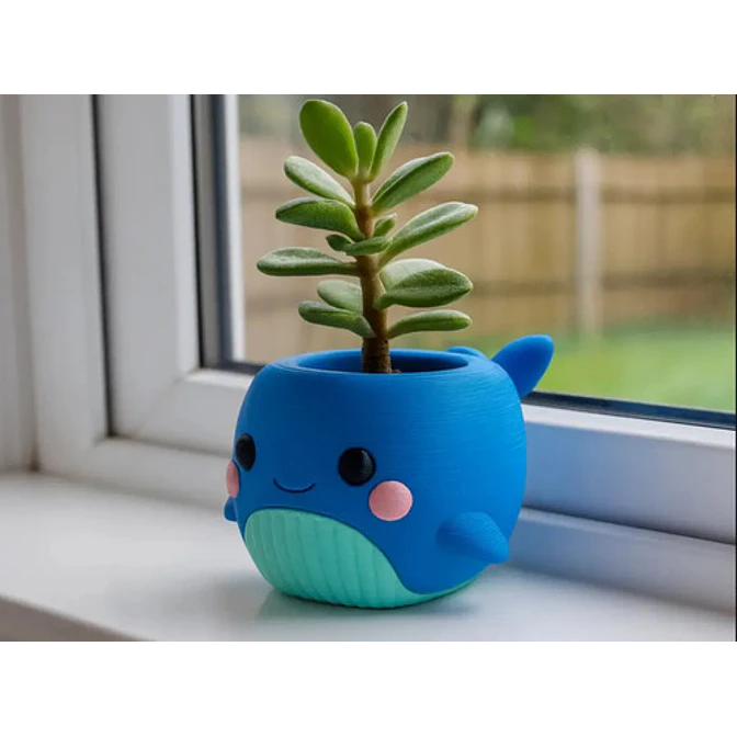 Macetero - Ballena Chibi 2