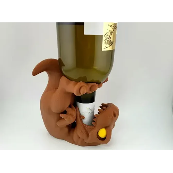 Porta Vino - Diseño Bebé Velociraptor 2