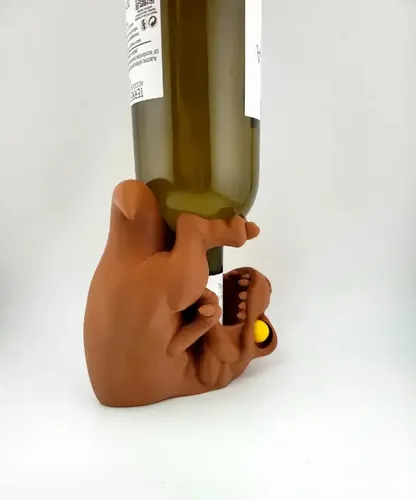 Porta Vino - Diseño Bebé Velociraptor - Foto 4