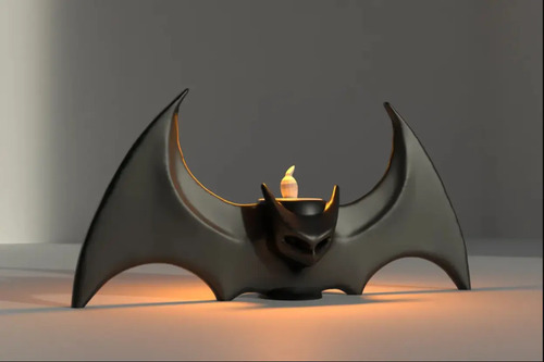 Porta Vela - Diseño Murciélago - Foto 3