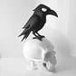 Decoración Minimalista - Cuervo Y Calavera - Miniatura 4