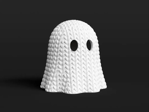 Figura Estilo Tejida - Fantasma - Foto 2
