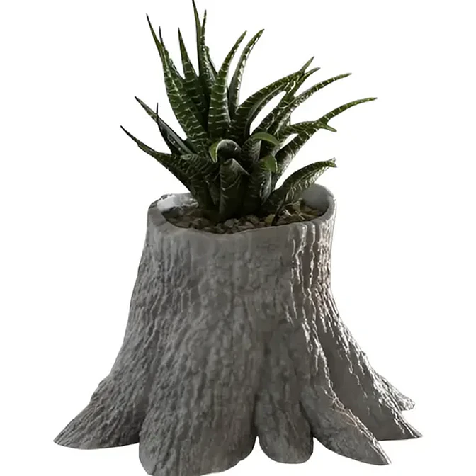 Macetero - Diseño Tronco Árbol 1