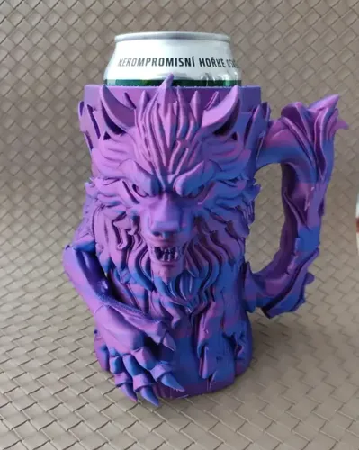 Soporte Lata - Diseño Werewolf - Foto 2