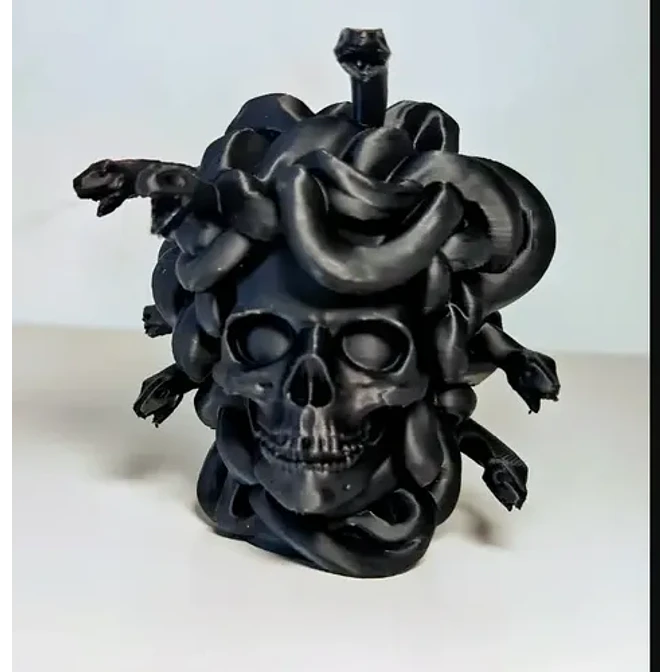Decoración Prints Patro Cráneo Medusa 1