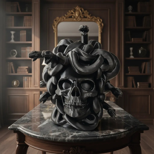 Decoración Prints Patro Cráneo Medusa - Foto 2