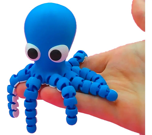 Pulpo Articulado Impreso En 3d